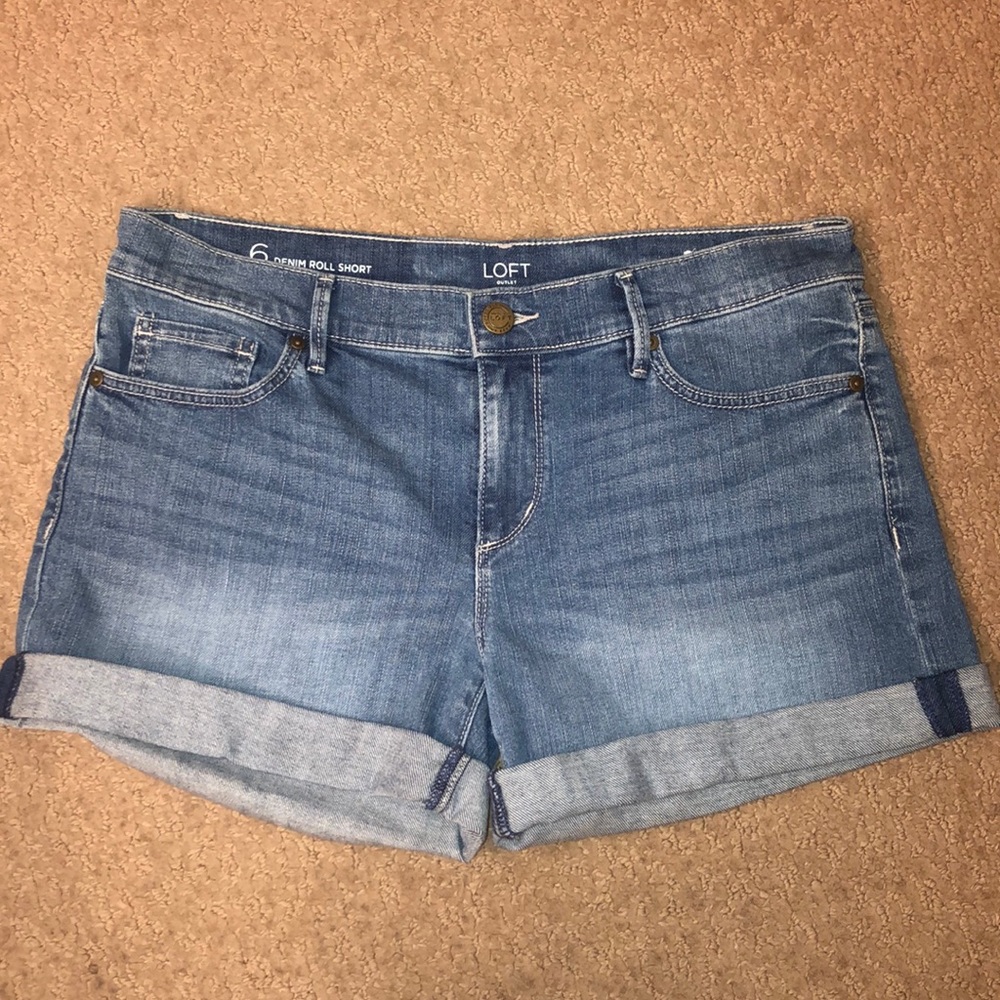 Loft denim shorts